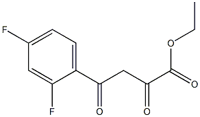 ethyl 4-(2,4-difluorophenyl)-2,4-dioxobutanoate Structure