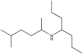 heptan-4-yl(5-methylhexan-2-yl)amine Struktur
