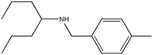 heptan-4-yl[(4-methylphenyl)methyl]amine 结构式