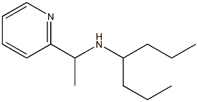 heptan-4-yl[1-(pyridin-2-yl)ethyl]amine Structure