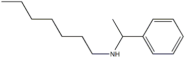heptyl(1-phenylethyl)amine 结构式
