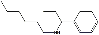 hexyl(1-phenylpropyl)amine 结构式