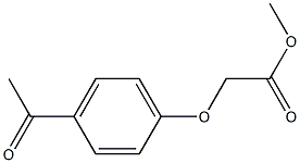 methyl (4-acetylphenoxy)acetate Structure