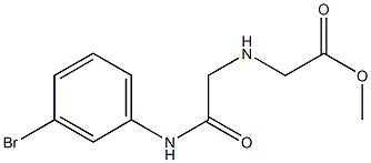 methyl 2-({[(3-bromophenyl)carbamoyl]methyl}amino)acetate|