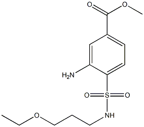  methyl 3-amino-4-[(3-ethoxypropyl)sulfamoyl]benzoate