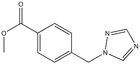 methyl 4-(1H-1,2,4-triazol-1-ylmethyl)benzoate Struktur