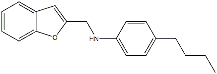  N-(1-benzofuran-2-ylmethyl)-4-butylaniline