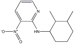 N-(2,3-dimethylcyclohexyl)-3-nitropyridin-2-amine 结构式