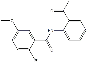 N-(2-acetylphenyl)-2-bromo-5-methoxybenzamide