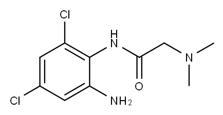 N-(2-amino-4,6-dichlorophenyl)-2-(dimethylamino)acetamide Structure