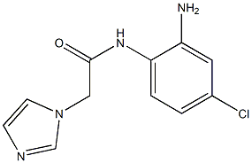 N-(2-amino-4-chlorophenyl)-2-(1H-imidazol-1-yl)acetamide Structure