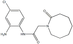 N-(2-amino-4-chlorophenyl)-2-(2-oxoazocan-1-yl)acetamide Struktur