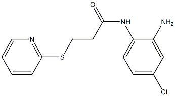 N-(2-amino-4-chlorophenyl)-3-(pyridin-2-ylsulfanyl)propanamide