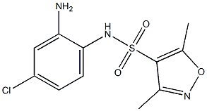 N-(2-amino-4-chlorophenyl)-3,5-dimethyl-1,2-oxazole-4-sulfonamide