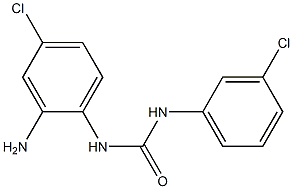 N-(2-amino-4-chlorophenyl)-N'-(3-chlorophenyl)urea Structure