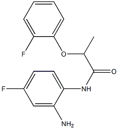 N-(2-amino-4-fluorophenyl)-2-(2-fluorophenoxy)propanamide