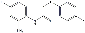 N-(2-amino-4-fluorophenyl)-2-[(4-methylphenyl)sulfanyl]acetamide