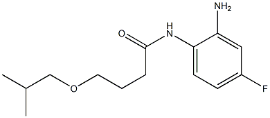 N-(2-amino-4-fluorophenyl)-4-(2-methylpropoxy)butanamide