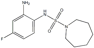 N-(2-amino-4-fluorophenyl)azepane-1-sulfonamide Struktur