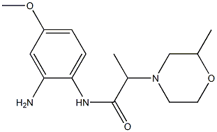 N-(2-amino-4-methoxyphenyl)-2-(2-methylmorpholin-4-yl)propanamide