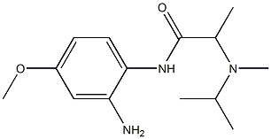 N-(2-amino-4-methoxyphenyl)-2-[isopropyl(methyl)amino]propanamide Structure