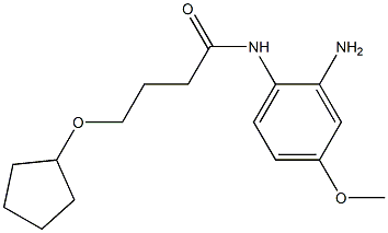 N-(2-amino-4-methoxyphenyl)-4-(cyclopentyloxy)butanamide