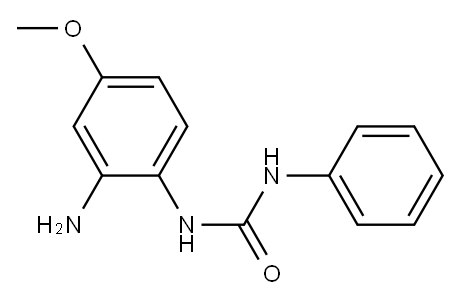 N-(2-amino-4-methoxyphenyl)-N'-phenylurea Structure