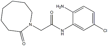 N-(2-amino-5-chlorophenyl)-2-(2-oxoazocan-1-yl)acetamide Struktur
