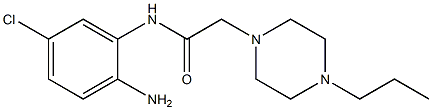 N-(2-amino-5-chlorophenyl)-2-(4-propylpiperazin-1-yl)acetamide