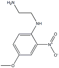 N-(2-aminoethyl)-N-(4-methoxy-2-nitrophenyl)amine Structure