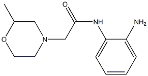 N-(2-aminophenyl)-2-(2-methylmorpholin-4-yl)acetamide Structure