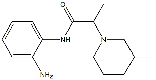 N-(2-aminophenyl)-2-(3-methylpiperidin-1-yl)propanamide Structure