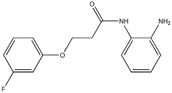N-(2-aminophenyl)-3-(3-fluorophenoxy)propanamide Struktur