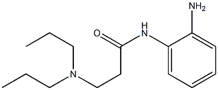 N-(2-aminophenyl)-3-(dipropylamino)propanamide Struktur