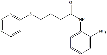 N-(2-aminophenyl)-4-(pyridin-2-ylsulfanyl)butanamide Struktur