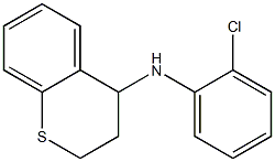 N-(2-chlorophenyl)-3,4-dihydro-2H-1-benzothiopyran-4-amine Structure