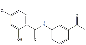 N-(3-acetylphenyl)-2-hydroxy-4-methoxybenzamide