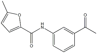 N-(3-acetylphenyl)-5-methylfuran-2-carboxamide Structure
