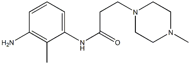 N-(3-amino-2-methylphenyl)-3-(4-methylpiperazin-1-yl)propanamide