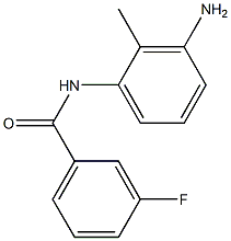 N-(3-amino-2-methylphenyl)-3-fluorobenzamide Structure
