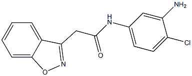  N-(3-amino-4-chlorophenyl)-2-(1,2-benzoxazol-3-yl)acetamide