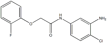 N-(3-amino-4-chlorophenyl)-2-(2-fluorophenoxy)acetamide Struktur