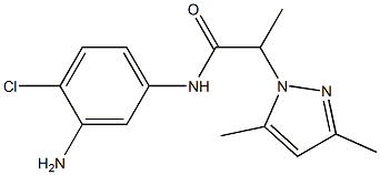 N-(3-amino-4-chlorophenyl)-2-(3,5-dimethyl-1H-pyrazol-1-yl)propanamide