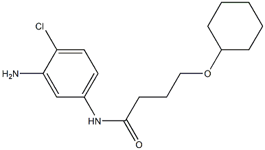 N-(3-amino-4-chlorophenyl)-4-(cyclohexyloxy)butanamide Structure