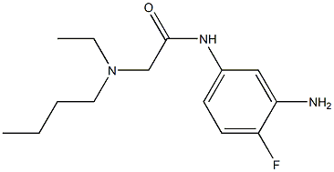 N-(3-amino-4-fluorophenyl)-2-[butyl(ethyl)amino]acetamide