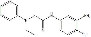 N-(3-amino-4-fluorophenyl)-2-[ethyl(phenyl)amino]acetamide