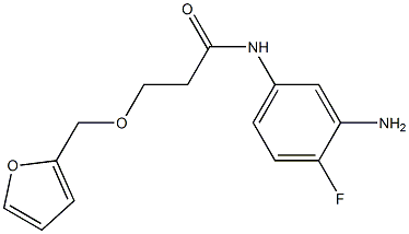 N-(3-amino-4-fluorophenyl)-3-(2-furylmethoxy)propanamide