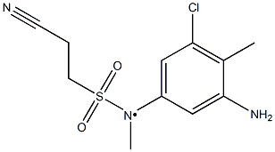 N-(3-amino-5-chloro-4-methylphenyl)-2-cyano-N-methylethane-1-sulfonamido