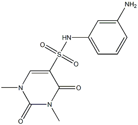 N-(3-aminophenyl)-1,3-dimethyl-2,4-dioxo-1,2,3,4-tetrahydropyrimidine-5-sulfonamide