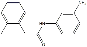 N-(3-aminophenyl)-2-(2-methylphenyl)acetamide Structure